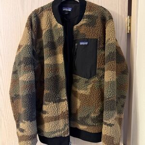 Men’s Large Patagonia Retro X Fleece Bomber Jacket